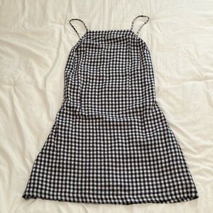 Abercrombie backless gingham sundress